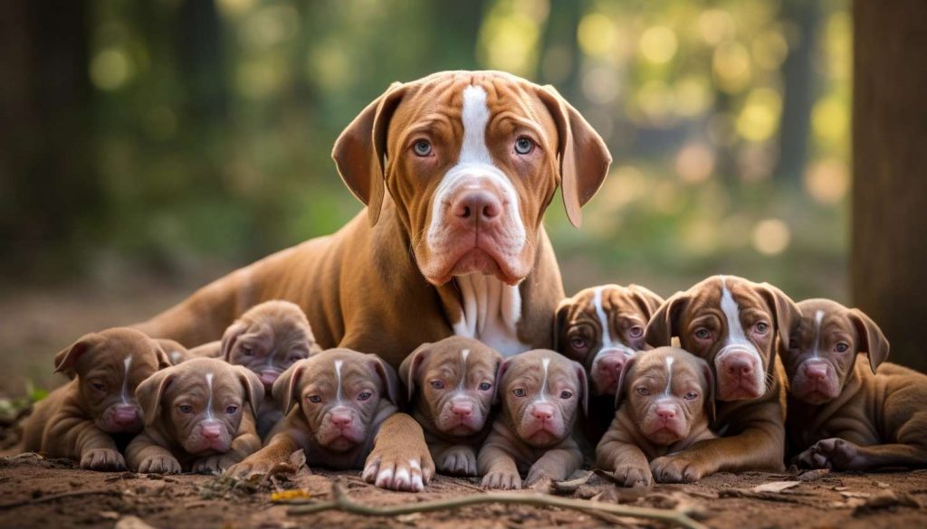 Cuántos cachorros tiene un pitbull en su primer parto